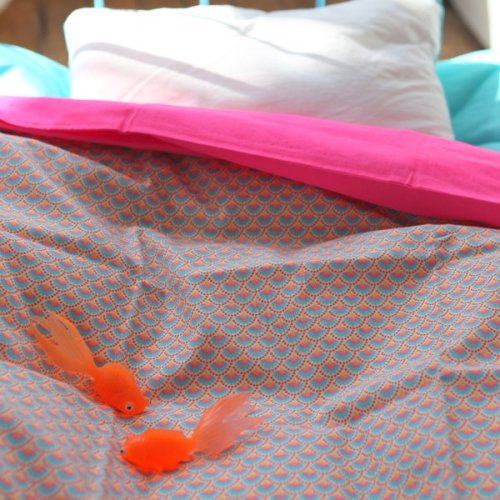 Taie + Housse de couette bébé Wasabi, 70 x 120 cm
